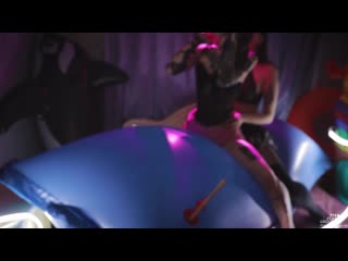 [ava leya] riding and deflating big inflatable pillow (trailer)