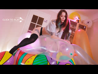 [ava leya] sitpopping big balloons on the rhino (trailer)